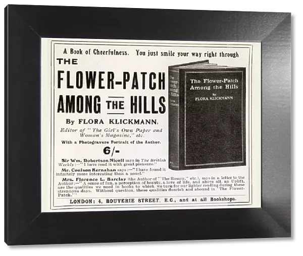 Advert for The Flower-Patch Among the Hills, Flora Klickmann