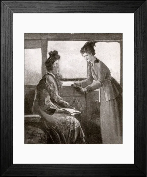 Framed Print : Illustration - Meeting Fresh People Framed Print : Illustration - Meeting Fresh People