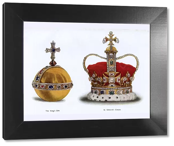 The Kings Orb and St Edwards Crown - The Crown Jewels