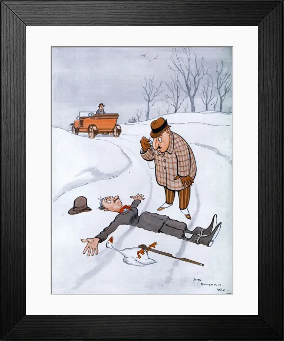 Framed Print : Not Really by H. M. Bateman Framed Print : Not Really by H. M. Bateman