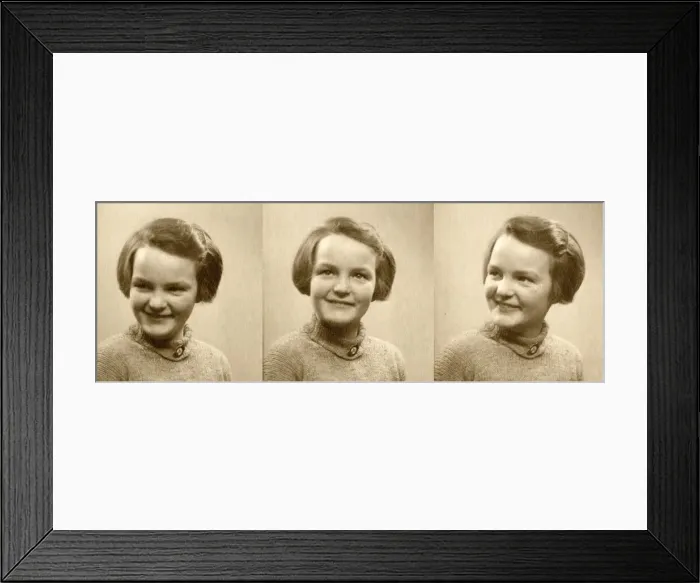 Framed Print : Three studio portraits Framed Print : Three studio portraits