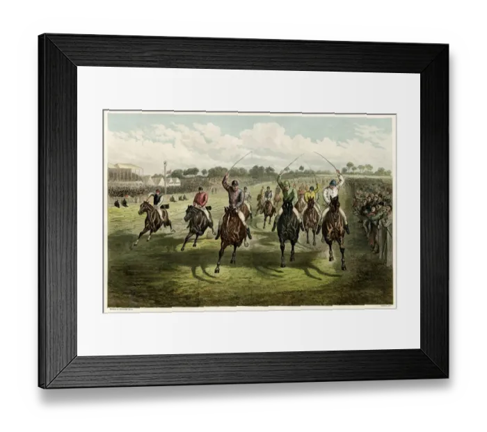 Framed Print : The Dream of The Derby 1875 Framed Print : The Dream of The Derby 1875