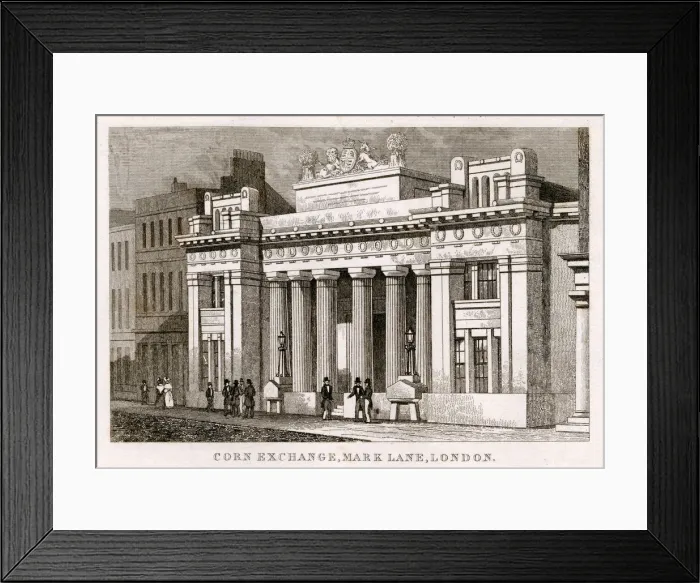 Framed Print : London - Corn Exchange, Mark Lane Framed Print : London - Corn Exchange, Mark Lane