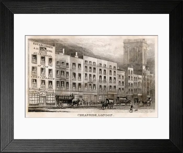 Framed Print : Cheapside, London Framed Print : Cheapside, London