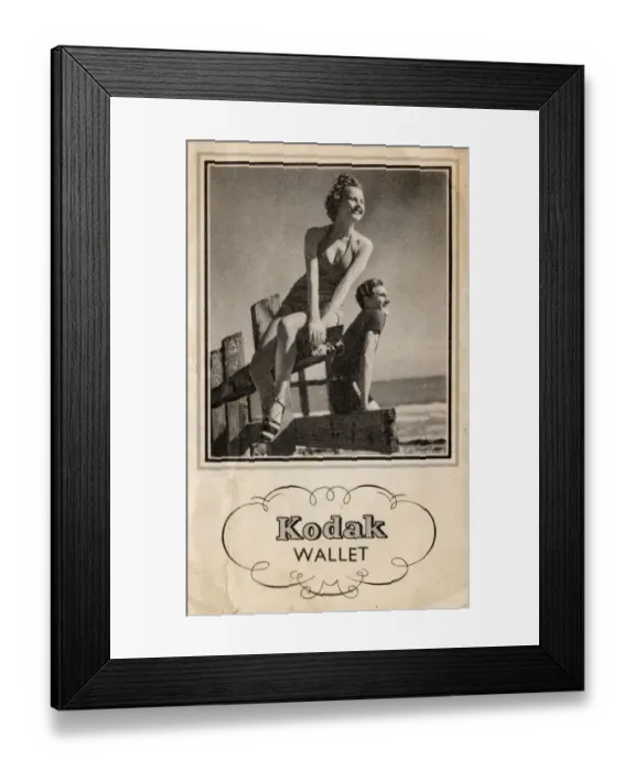 Framed Print : Kodak photograph wallet Framed Print : Kodak photograph wallet