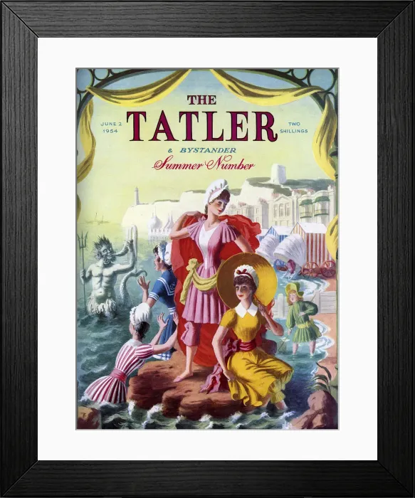 Framed Print : Tatler Cover, Summer Number 1954 Framed Print : Tatler Cover, Summer Number 1954
