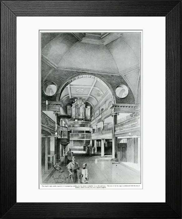 Framed Print : Interior of the Sardinian Chapel, 1906 Framed Print : Interior of the Sardinian Chapel, 1906