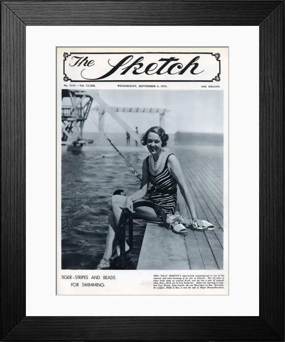 Framed Print : Front cover, Mrs Gray Horton, Tiger-Stripes and Beads Framed Print : Front cover, Mrs Gray Horton, Tiger-Stripes and Beads