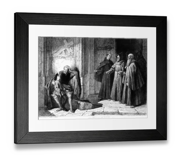 Framed Print : Columbus at the La Rabida Monastery in Palos Spain Framed Print : Columbus at the La Rabida Monastery in Palos Spain