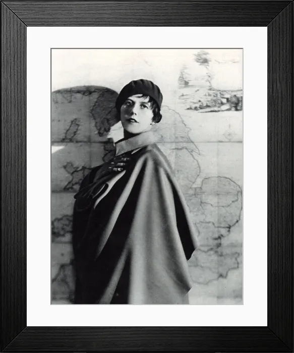Framed Print : Lady Diana Gibb by Madame Yevonde Framed Print : Lady Diana Gibb by Madame Yevonde