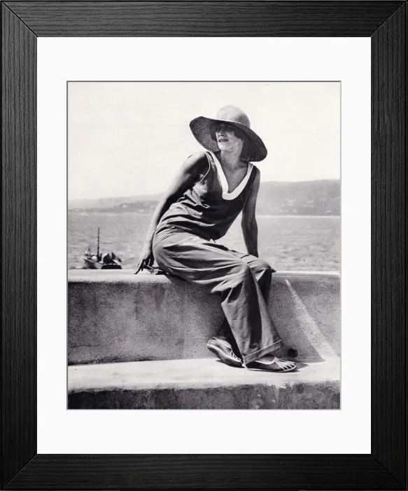 Framed Print : Mrs Satterthwaite at Eden Roc Framed Print : Mrs Satterthwaite at Eden Roc