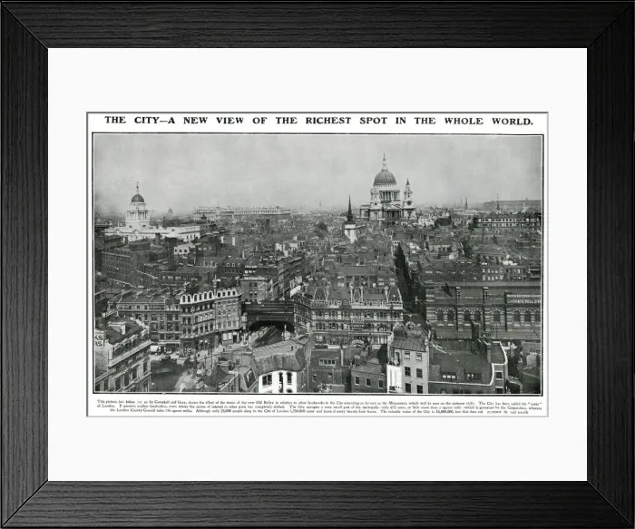 Framed Print : View of the Richest Spot in the Whole World 1906 Framed Print : View of the Richest Spot in the Whole World 1906