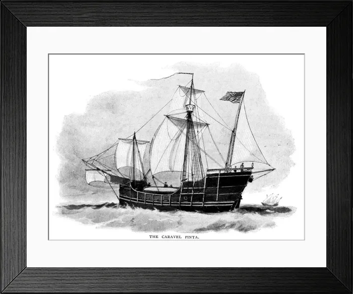 Framed Print : The Caravel Pinta Framed Print : The Caravel Pinta