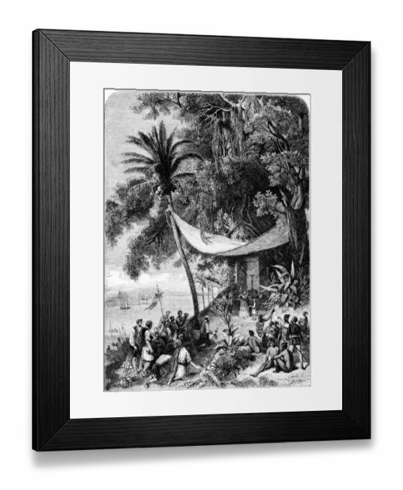 Framed Print : Columbus Second Voyage Framed Print : Columbus Second Voyage