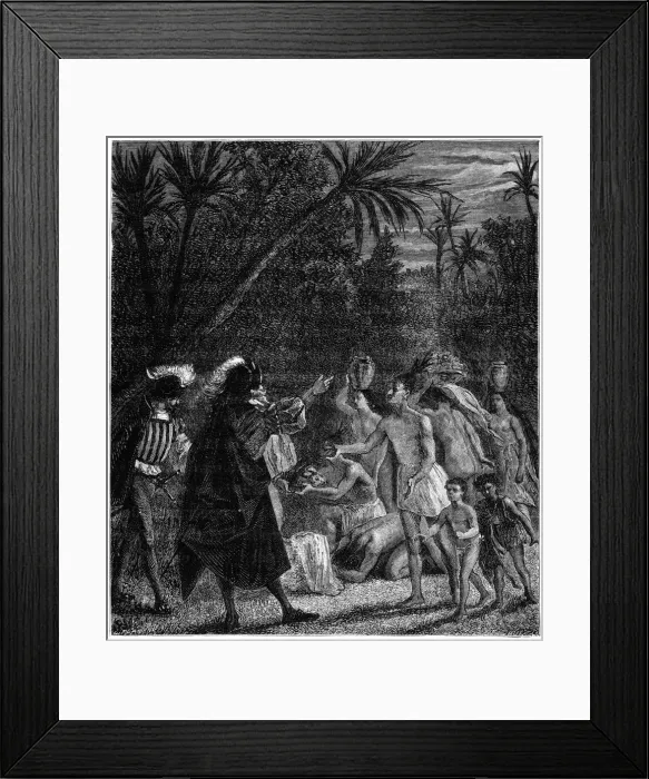 Framed Print : Columbus Third Voyage