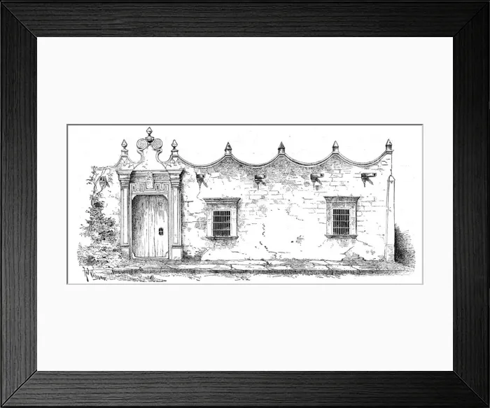 Framed Print : Cortes Home in Mexico Framed Print : Cortes Home in Mexico