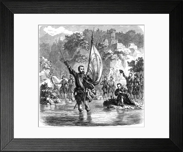 Framed Print : Balboa discovers the Pacific Framed Print : Balboa discovers the Pacific