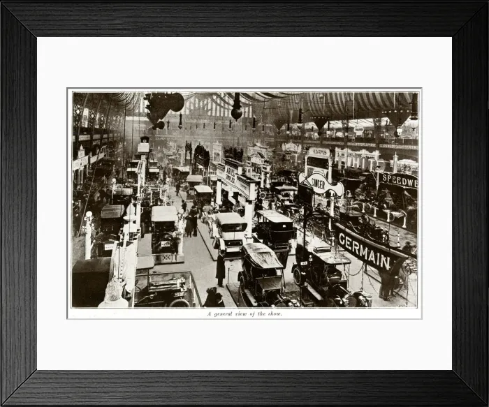 Framed Print : Motor Show at Olympia 1907 Framed Print : Motor Show at Olympia 1907