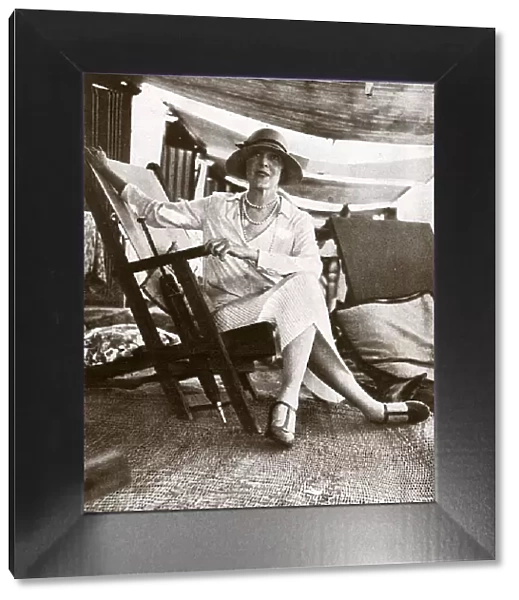 Mrs Cole Porter at the Venice Lido
