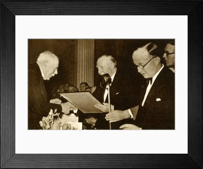 Framed Print : James Braid, Professional Golfers Dinner Framed Print : James Braid, Professional Golfers Dinner