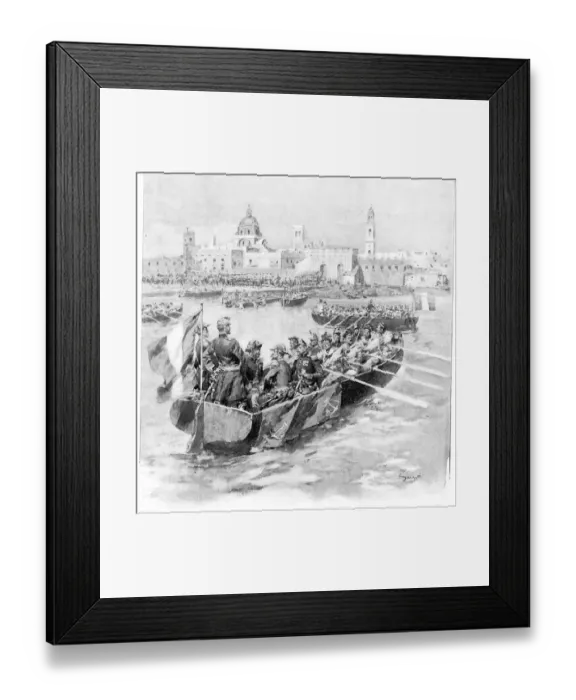 Framed Print : The Allied Troops at Vera Cruz Framed Print : The Allied Troops at Vera Cruz