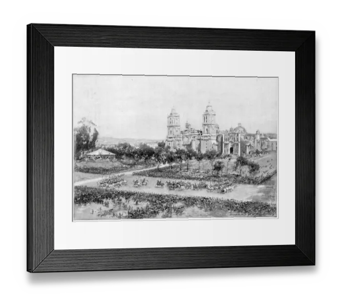 Framed Print : Entry of General Forey into the City of Mexico Framed Print : Entry of General Forey into the City of Mexico