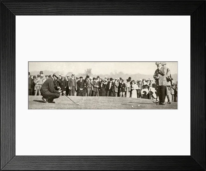 Framed Print : Notable Golf at Richmond - Taylor & Braid discussing a shot Framed Print : Notable Golf at Richmond - Taylor & Braid discussing a shot