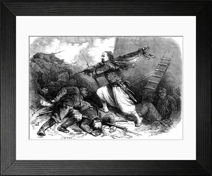Framed Print : The Flag of the Zouaves at Guadalupe Framed Print : The Flag of the Zouaves at Guadalupe