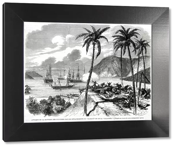 Attack on the Battery of Coconut Trees 1863