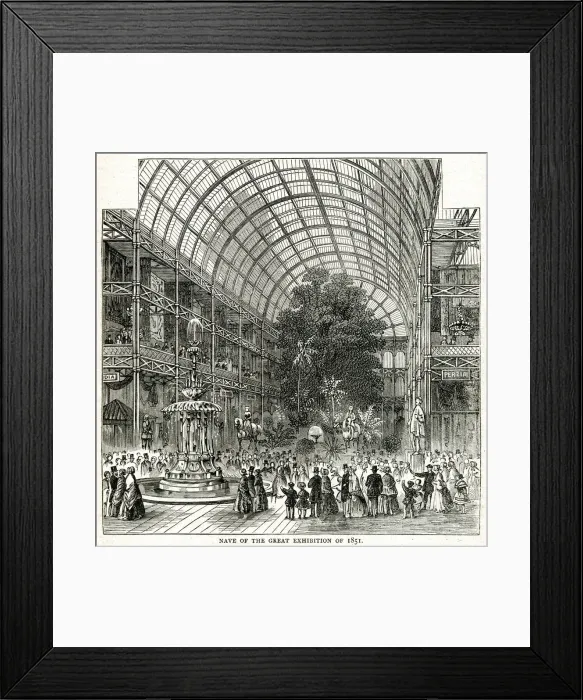 Framed Print : Exterior of the Great Exhibition of 1851 Framed Print : Exterior of the Great Exhibition of 1851