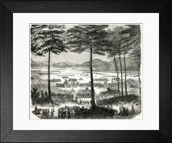 Framed Print : French at the Battle of Atlixco Framed Print : French at the Battle of Atlixco
