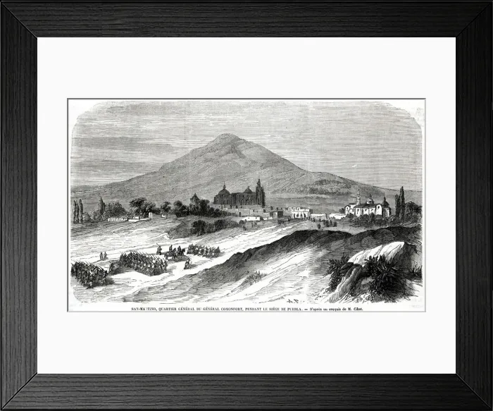 Framed Print : San Martino, Headquarters of General Comonfort Framed Print : San Martino, Headquarters of General Comonfort