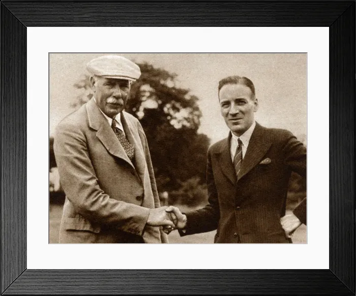 Framed Print : Scotsmen at Walton Heath Framed Print : Scotsmen at Walton Heath