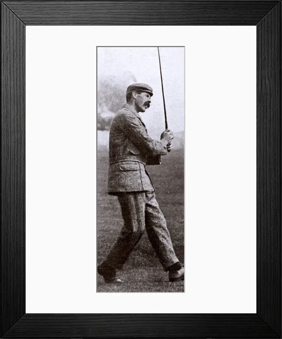 Framed Print : James Braid in action Framed Print : James Braid in action