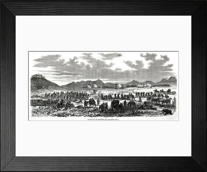 Framed Print : The Battle of Majoma