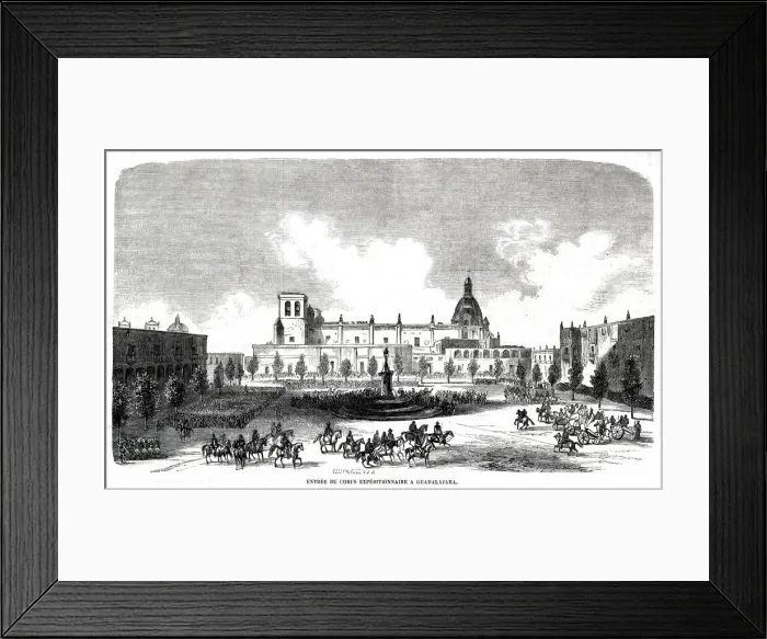 Framed Print : Entrance of the Expeditionary Corps to Guadalajara Framed Print : Entrance of the Expeditionary Corps to Guadalajara