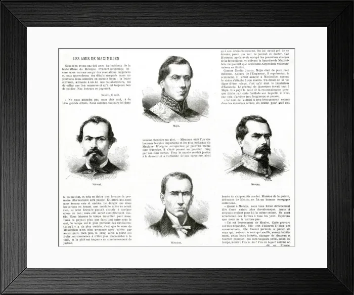 Framed Print : The Friends of Maximilian