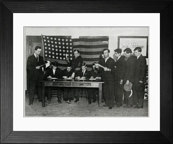 Framed Print : U. S. Navy Recruitment Office, New York Framed Print : U. S. Navy Recruitment Office, New York