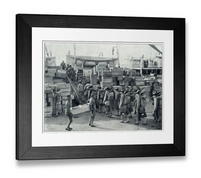 Framed Print : U. S. Troops depart for Mexico 1914 Framed Print : U. S. Troops depart for Mexico 1914