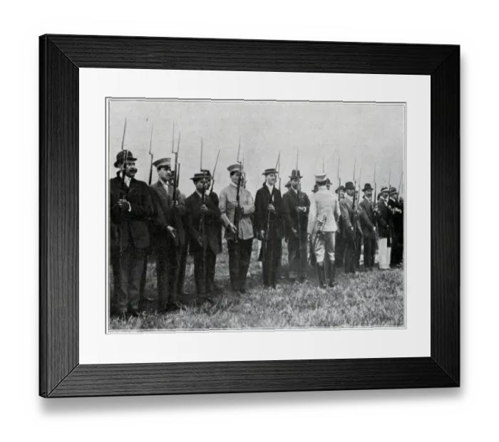 Framed Print : Federal Volunteers Framed Print : Federal Volunteers