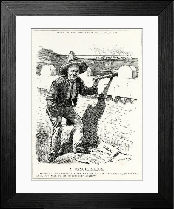 Framed Print : A Penultimatum - Huerta and U. S. Intervention Framed Print : A Penultimatum - Huerta and U. S. Intervention