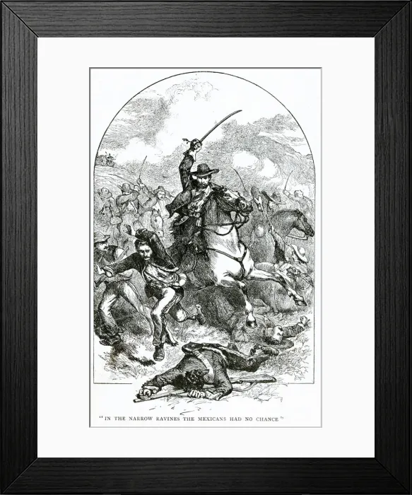 Framed Print : The Battle of Buena Vista Framed Print : The Battle of Buena Vista