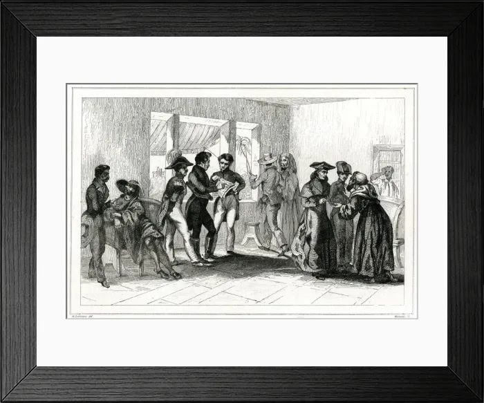 Framed Print : A Political Reunion at Pernambuco 1835 Framed Print : A Political Reunion at Pernambuco 1835