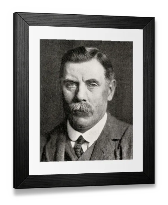 Framed Print : Golfer James Braid
