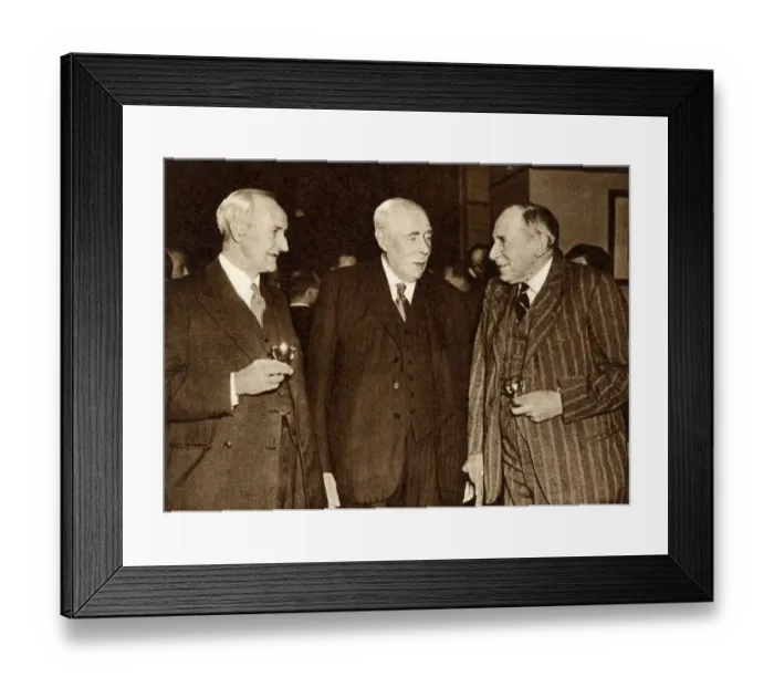 Framed Print : James Braid at 80th birthday dinner