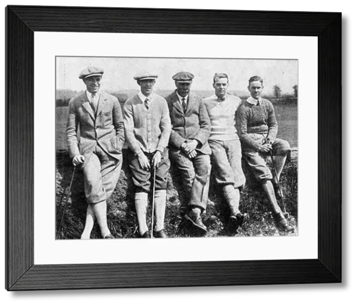 Framed Print : Five of the best - visiting golfers Framed Print : Five of the best - visiting golfers