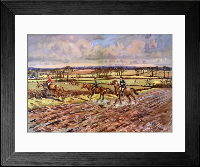 Framed Print : The Ledbury, Running Towards Eldersfield Framed Print : The Ledbury, Running Towards Eldersfield