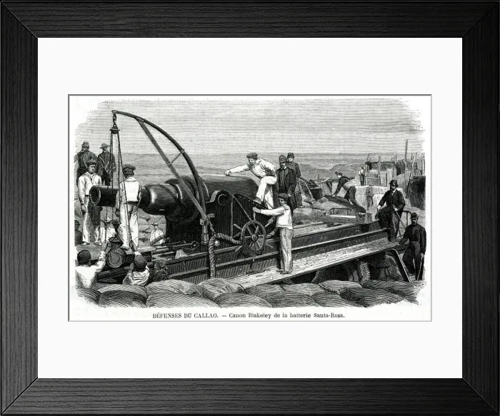 Framed Print : The Defences of Callao Framed Print : The Defences of Callao