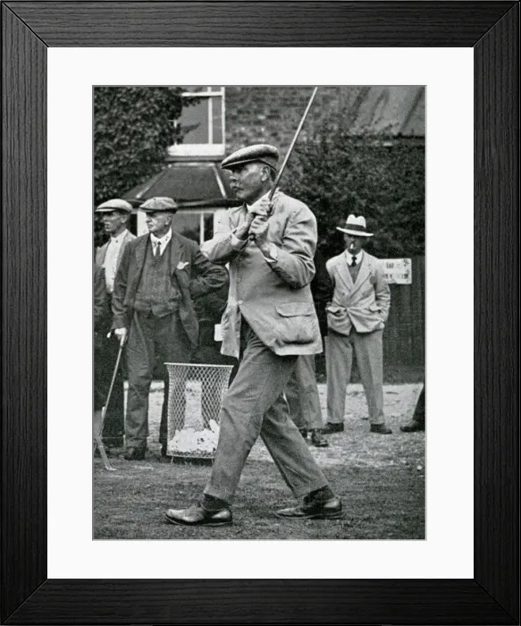 Framed Print : James Braid in action at the Open Championships Framed Print : James Braid in action at the Open Championships