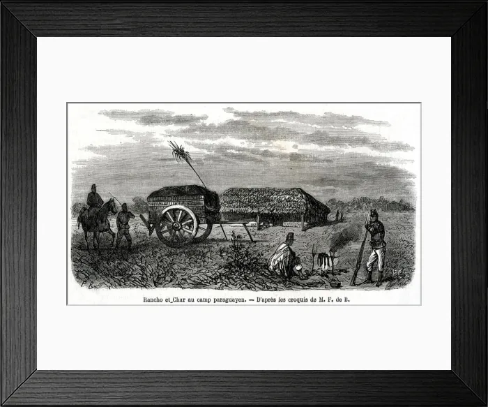Framed Print : The Paraguayan Camp Framed Print : The Paraguayan Camp
